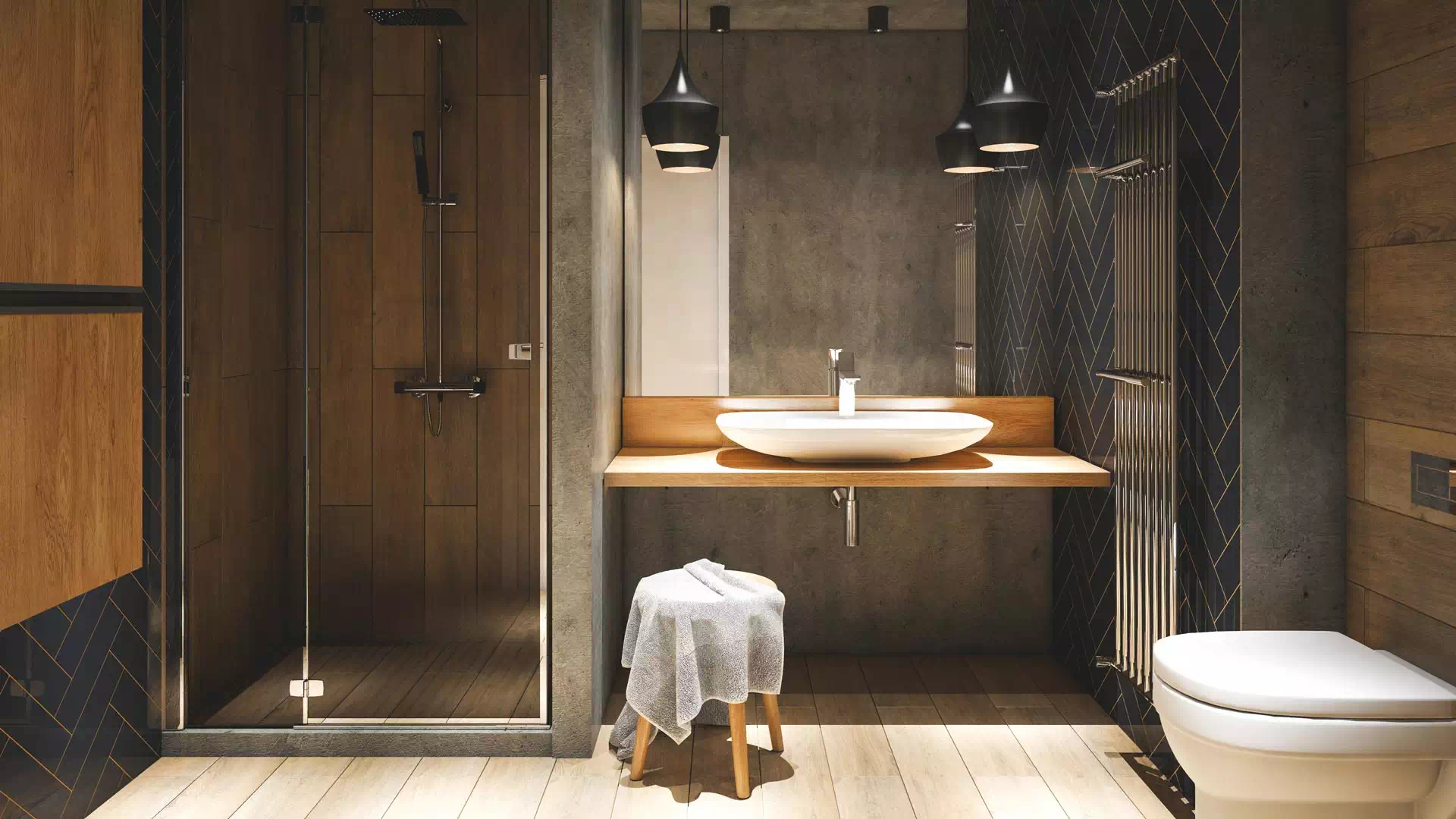 Arredo bagno venduto a Bologna da GRUPPO EUROGROS con nuovi sanitari, termoarredo e lavabo